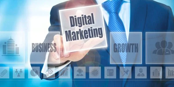 Creative digital marketing concept image for online branding and advertising services.