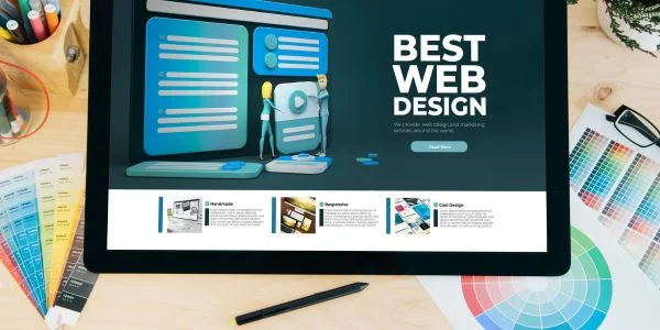 Web design services for responsive websites and modern user interface design